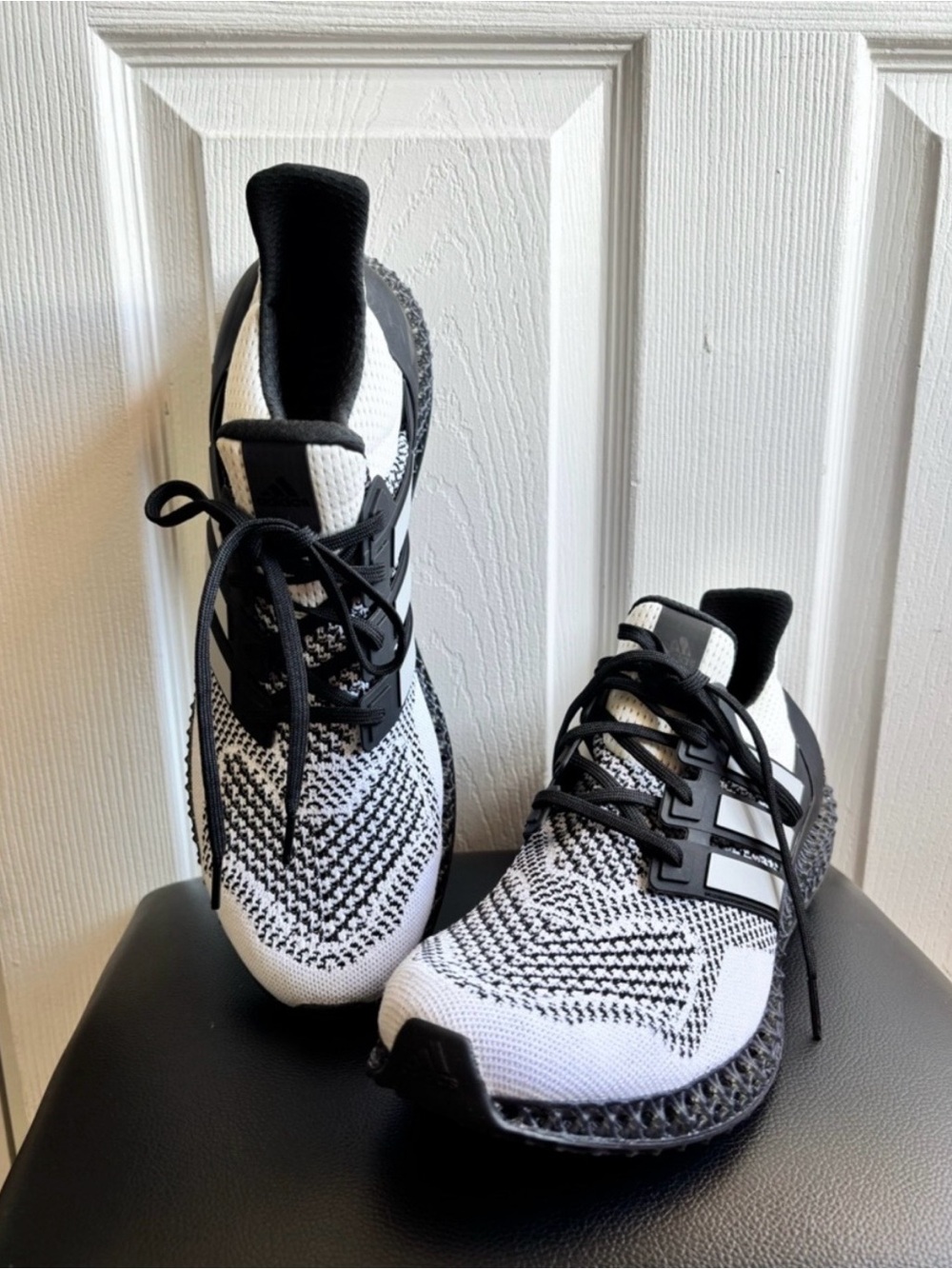 Adidas Ultra 4D Panda Oreo Black White Size 13 IG2262